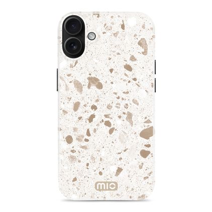 MIO Coque iPhone 16 Plus MagSafe Coque arrière Rigide - Soft Terrazzo