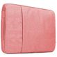 Mobigear Denim Zipper Pochette Ordinateur portable 13 - 14 Pouces Housse ordinateur - Magenta