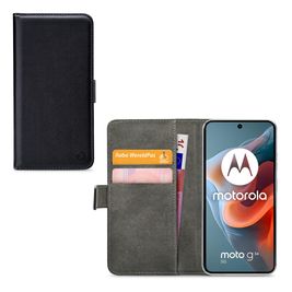 Mobilize Classic Gelly Wallet Housse Motorola Moto G34 Etui Porte-Monnaie - Noir