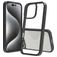 Mobigear Crystal Coque iPhone 16 Pro Coque arrière Rigide - Noir