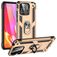 Mobigear Armor Ring Xiaomi Redmi 10C Plastique rigide Coque arrière Antichoc avec bague de maintien - Or