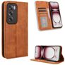 Mobigear Sensation Housse OPPO Reno 12 Pro Etui Porte-Monnaie - Marron