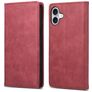 Mobigear Wallet Housse iPhone 16 Plus Etui Porte-Monnaie - Rouge