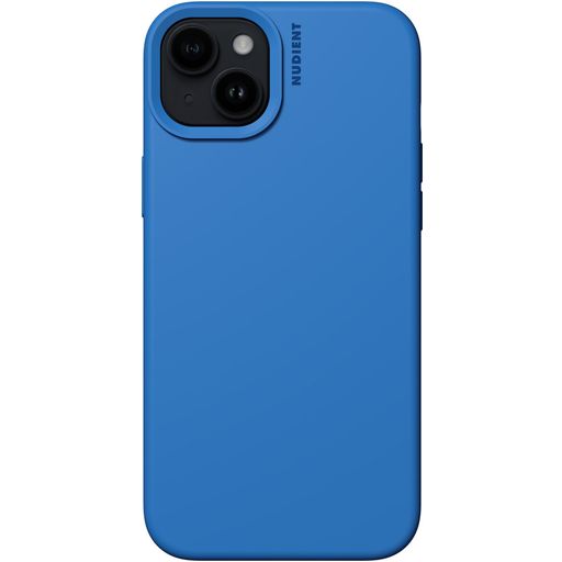 Nudient Base Coque iPhone 15 Plus Coque arrière en Silicone - Vibrant Blue