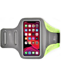 Mobigear Easy Fit Coque de Sport Brassard Brassard Téléphone en Neoprène - Medium - Vert