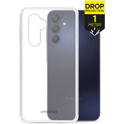Mobilize Naked Protection Transparent Samsung Galaxy A15 Plastique rigide Coque arrière Antichoc - Transparent