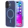 Mobiparts Hardcover Coque iPhone 17 MagSafe Coque arrière Rigide - Satin Light Blue
