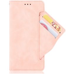 Mobigear Slide Wallet Housse LG K51s Etui Porte-Monnaie - Rose