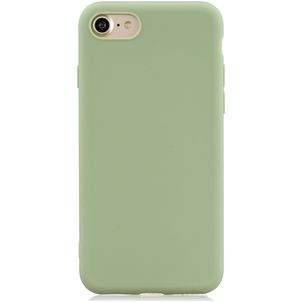 Mobigear Colors Coque iPhone SE (2020) Coque arrière en TPU Souple - Vert