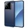 Mobigear Brushed Slim Coque Xiaomi 15 Coque arrière en TPU Souple - Dark Blue