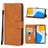 Mobigear Wallet Housse HONOR X7 Etui Porte-Monnaie - Marron
