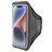 Mobiparts Comfort Fit Brassard Téléphone iPhone 14 Brassard Coque de Sport en Neoprène - Noir