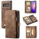 Caseme 008 Housse Samsung Galaxy S10 Etui avec Coque Détachable Porte-Monnaie - Marron