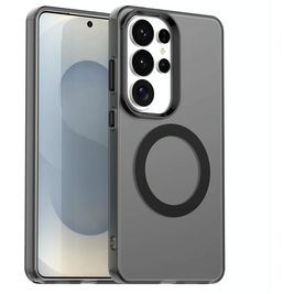 Mobigear Shockproof Coque Samsung Galaxy S26 Ultra MagSafe Coque arrière Rigide - Noir