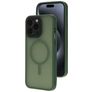 Mobiparts Hardcover Coque iPhone 15 Pro Max MagSafe Coque arrière Rigide - Satin Green