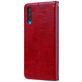 Mobigear Wallet Housse Samsung Galaxy A50 Etui Porte-Monnaie - Rouge