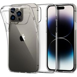 Mobigear Basics Coque Transparente iPhone 14 Pro Coque arrière en TPU Souple - Transparent