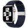 Mobigear Braided Bracelet Nylon Apple Watch Fermeture à pince - 42/41/40/38 mm - Charcoal
