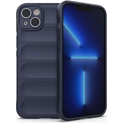 Mobigear Bumpy iPhone 14 Plus TPU souple Coque arrière - Bleu foncé