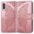 Mobigear Butterfly Housse Samsung Galaxy A50 Etui Porte-Monnaie - Rose doré