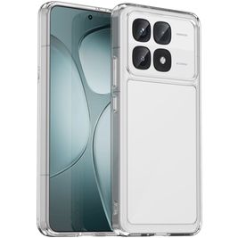 Mobigear Crystal Coque Transparente Xiaomi 14T Pro Coque arrière Rigide - Transparent