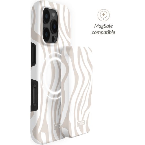 MIO - Batterie externe 5.000 mAh 15W - Compatible MagSafe - Sandy Zebra