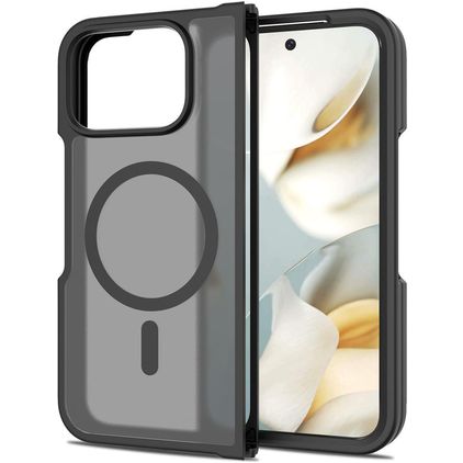 Mobigear Shockproof Coque Google Pixel 10 Pro Fold MagSafe Coque arrière Rigide - Noir