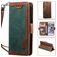 Mobigear Two Tone Housse iPhone SE (2022) Etui Porte-Monnaie - Vert