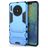 Mobigear Armor Stand Coque Huawei Mate 30 Coque arrière Rigide Anti-Chocs avec Support Amovible - Bleu