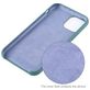 Mobigear Rubber Touch Coque iPhone 15 Coque arrière en Silicone - Dark Blue