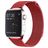 Mobigear Loop Bracelet Milanais pour Apple Watch Fermeture magnétique - 42/41/40/38 mm - Rouge