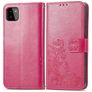 Mobigear Clover Housse Samsung Galaxy A22 4G Etui Porte-Monnaie - Magenta