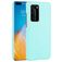 Mobigear Croco Coque Huawei P40 Pro Coque arrière Rigide - Turquoise