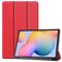 Mobigear Tri-Fold Samsung Galaxy Tab S6 Lite Étui - Rouge