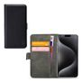 Mobilize Classic Gelly Wallet Housse iPhone 15 Pro Etui Porte-Monnaie - Noir
