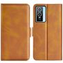 Mobigear Slim Magnet Housse Vivo Y76 Etui Porte-Monnaie - Cognac