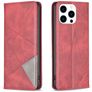 Mobigear Rhombus Slim Housse iPhone 16 Pro Max Etui - Rouge