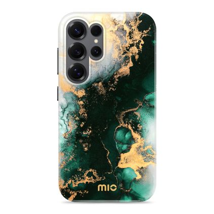 MIO Coque Samsung Galaxy S25 Ultra MagSafe Coque arrière Rigide - Green Marble