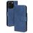 Mobiparts Classic Wallet MagSafe Housse iPhone 16 Pro MagSafe Etui Porte-Monnaie - Steel Blue