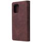 Mobigear Zipper Housse Samsung Galaxy S10 Lite Etui Porte-Monnaie - Marron
