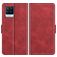 Mobigear Slim Magnet Housse Realme 8 Etui Porte-Monnaie - Rouge