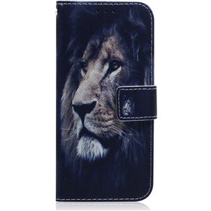 Mobigear Design Housse Huawei P40 Etui Porte-Monnaie - Lion