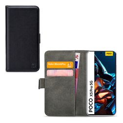 Mobilize Classic Gelly Wallet Housse POCO X5 Pro Etui Porte-Monnaie - Noir