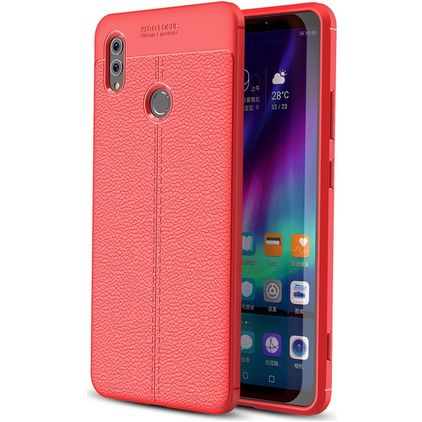 Mobigear Luxury Coque HONOR Note 10 Coque arrière en TPU Souple - Rouge