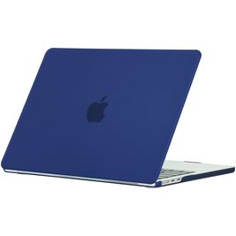 Mobigear Matte MacBook Air 15 Pouces (2023-2025) Coque - Bleu Marin - Model A2941 / A3114 / A3241