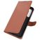 Mobigear Classic Housse HTC Desire 20 Pro Etui Porte-Monnaie - Cognac