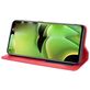 Mobigear Sensation Housse Realme GT2 Etui Porte-Monnaie - Rouge