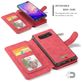 Caseme 007 Housse Samsung Galaxy S10 Plus Etui avec Coque Détachable Porte-Monnaie - Rouge