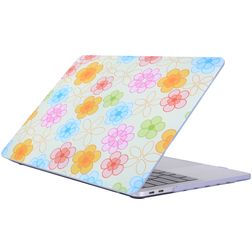 Mobigear Flowers MacBook Pro 15 pouces (2016-2019) Coque rigide pour MacBook - Model 42 - Modèle A1707 / A1990