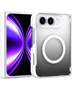 Mobigear Crystal iPhone Duo MagSafe Plastique rigide Coque arrière - Blanc